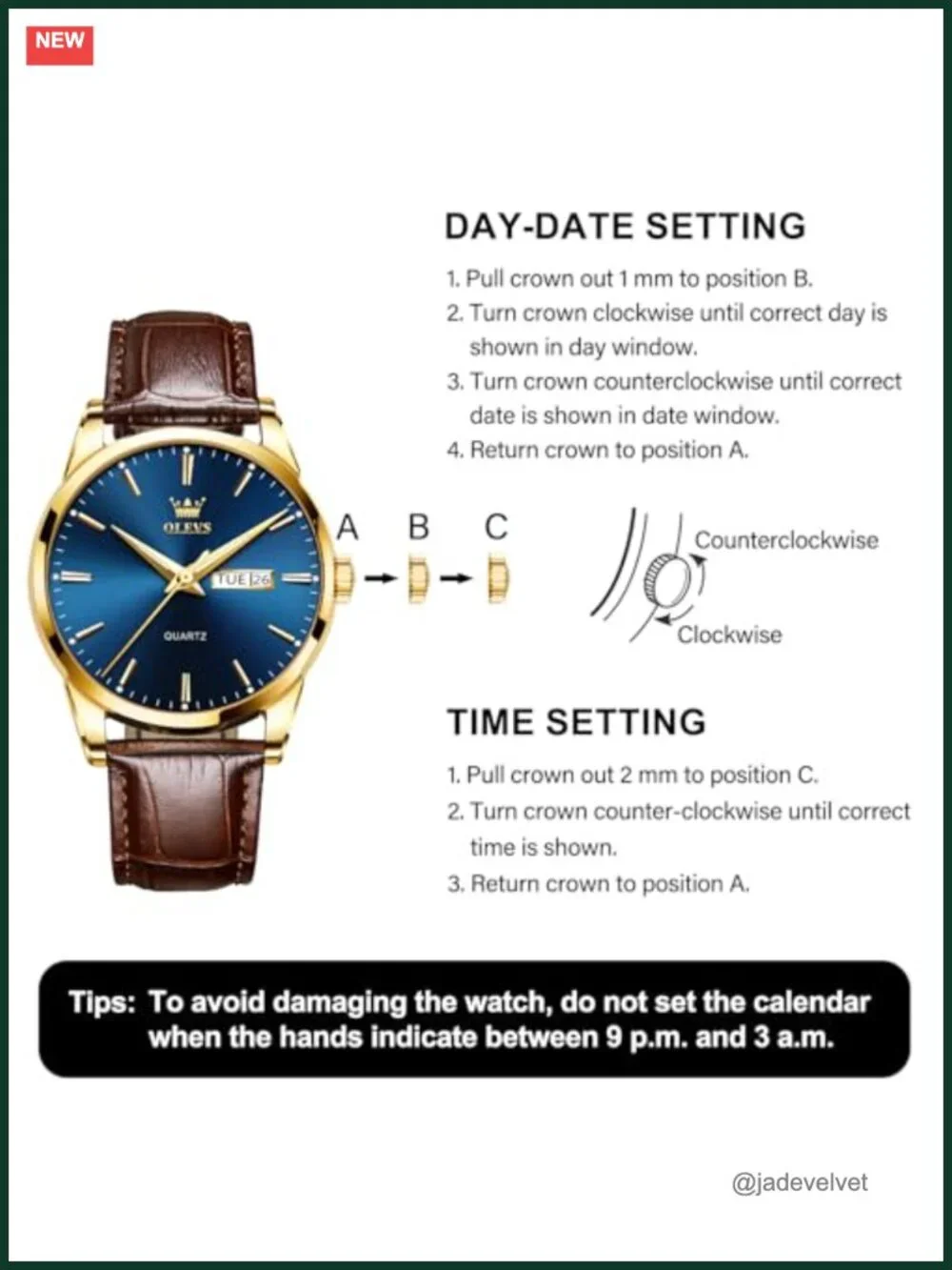 Men's Casual Leather Watch Minimalist Analog Quartz Wristwatch